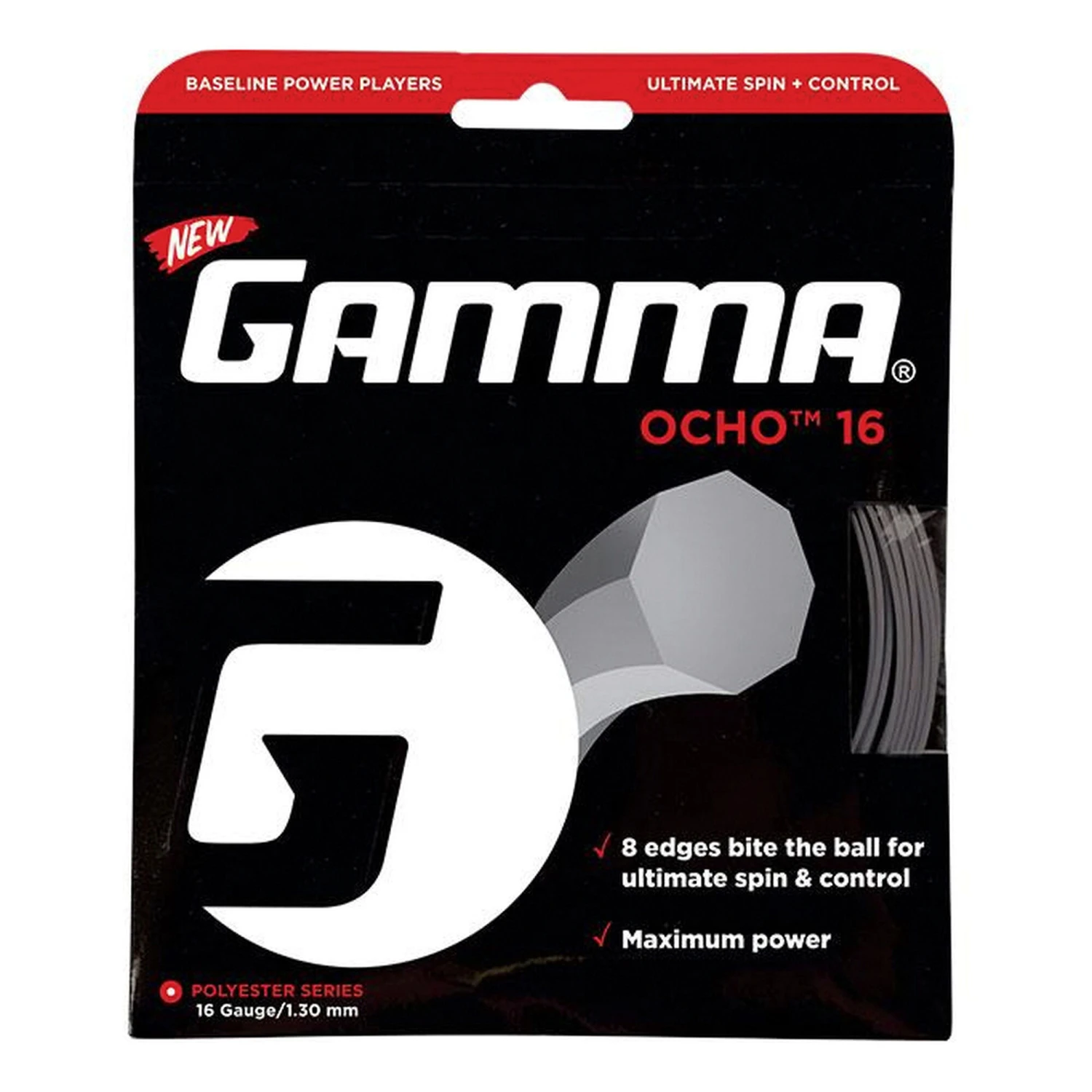 GAMMA Ocho Set Saitenset 12,2m - Weiß