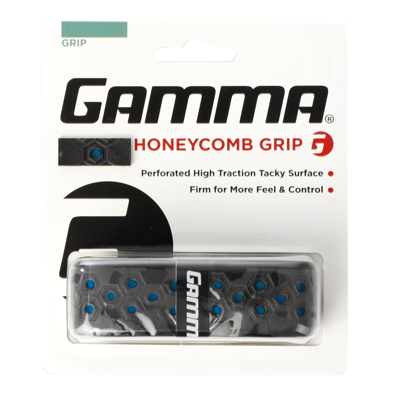 GAMMA Honeycomb Cushion Grip 1er Pack - Schwarz, Blau