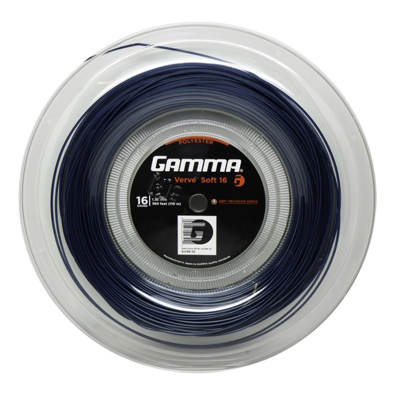 GAMMA Verve Soft Saitenrolle 110m - Schwarz, Blau