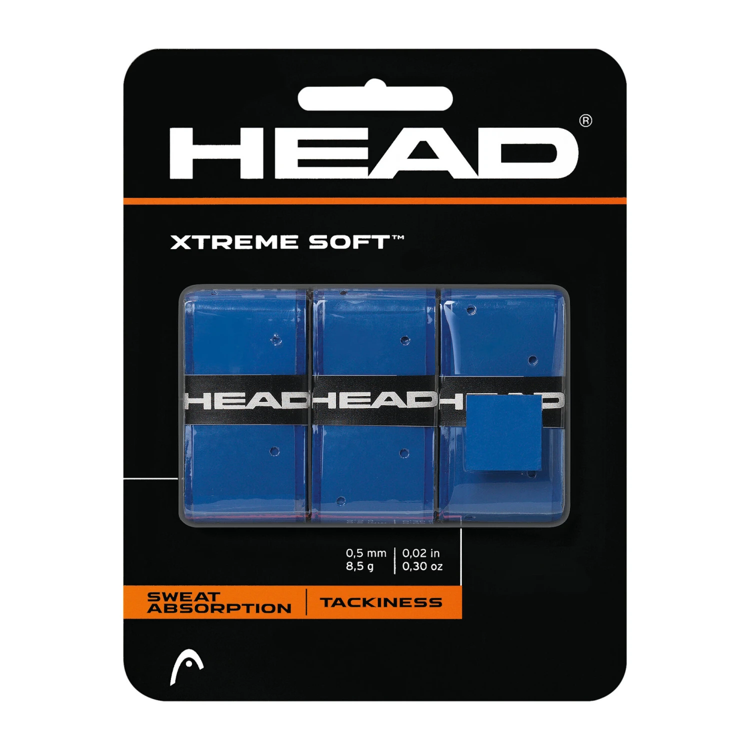 Head Xtreme Soft 3er Pack - Blau