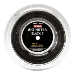 Tourna Big Hitter 7 Saitenrolle 220m - Schwarz