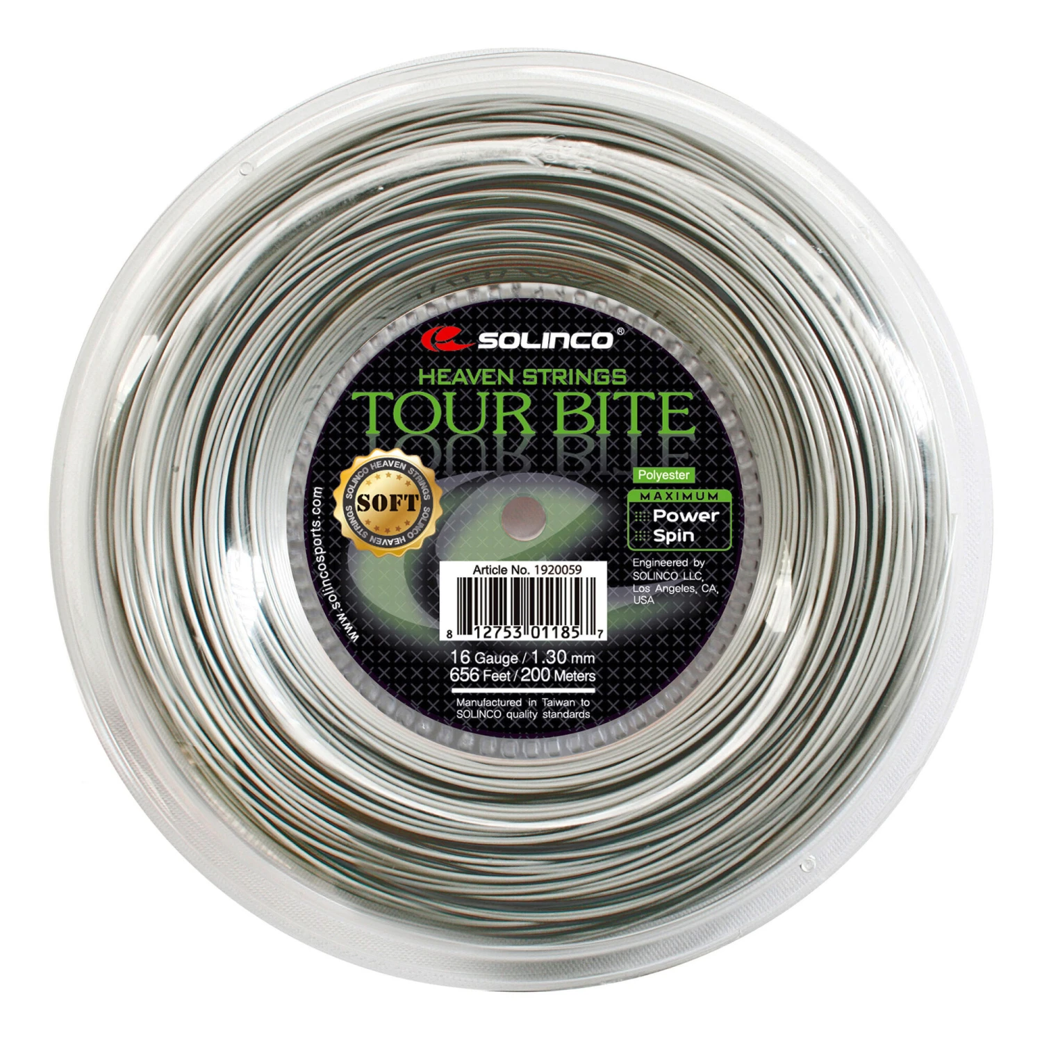 Tour Bite Soft Saitenrolle 200m - Silber
