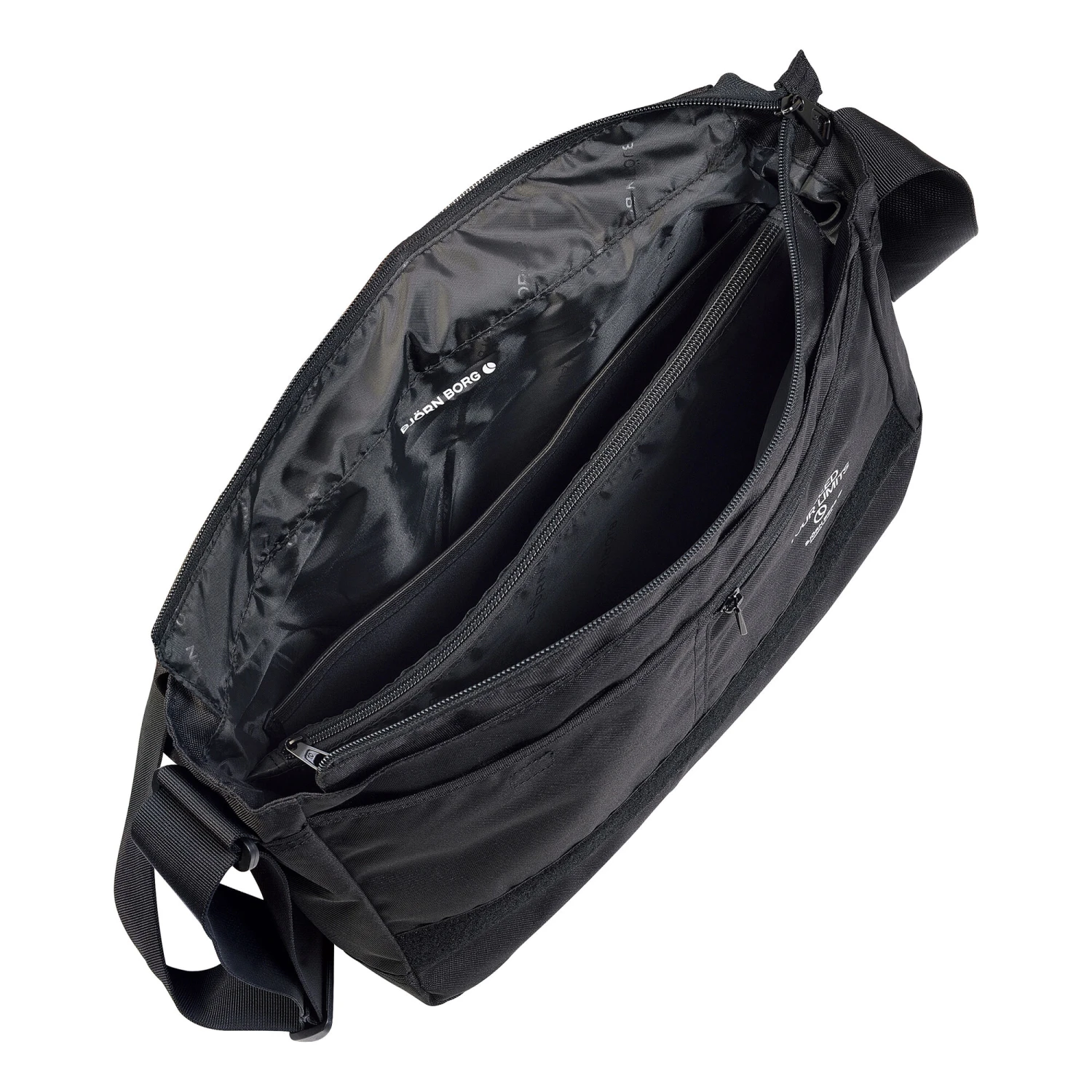 BJØRN BORG Core Umhängetasche - Schwarz, Weiß – Bild 3