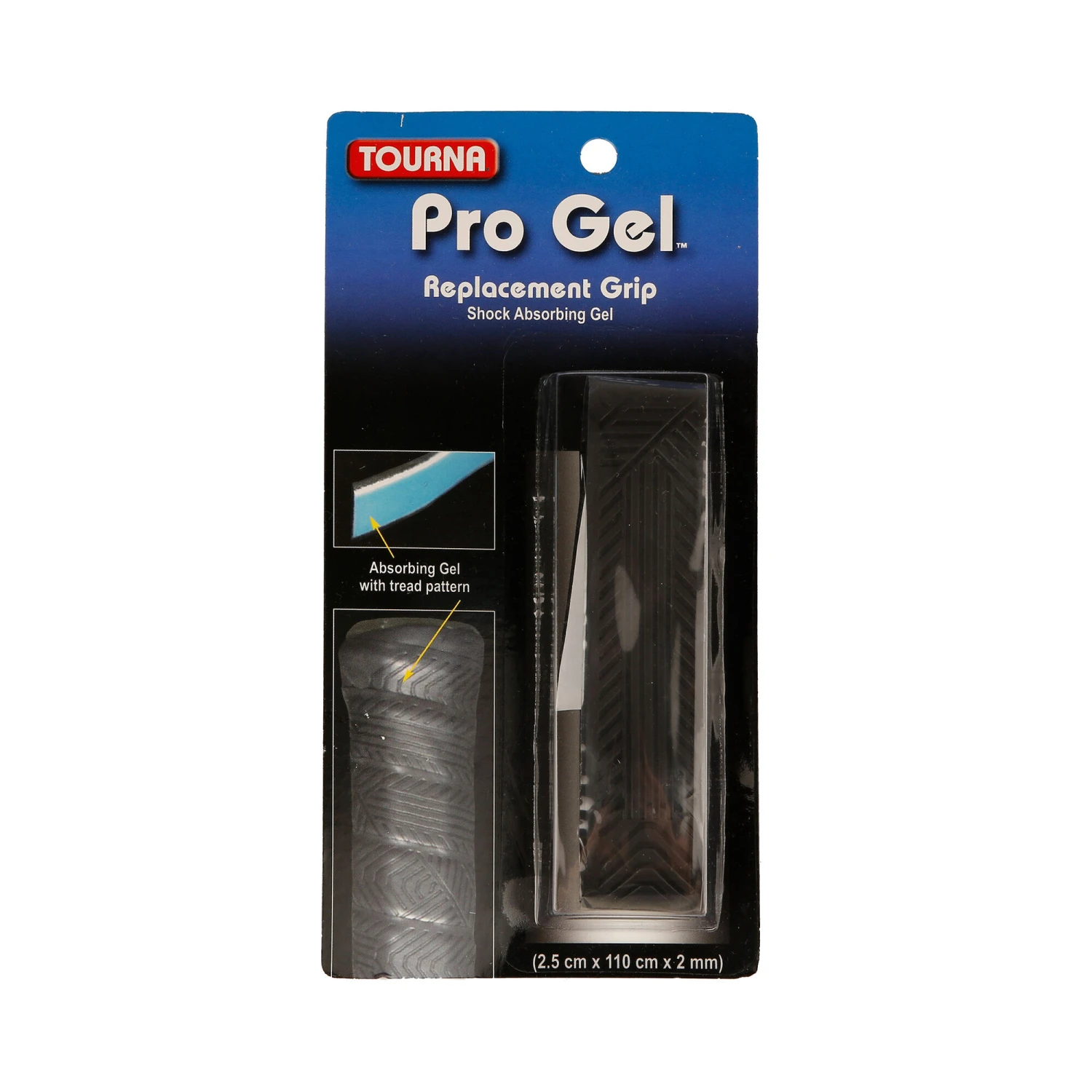 Tourna Pro Gel 1er Pack - Schwarz
