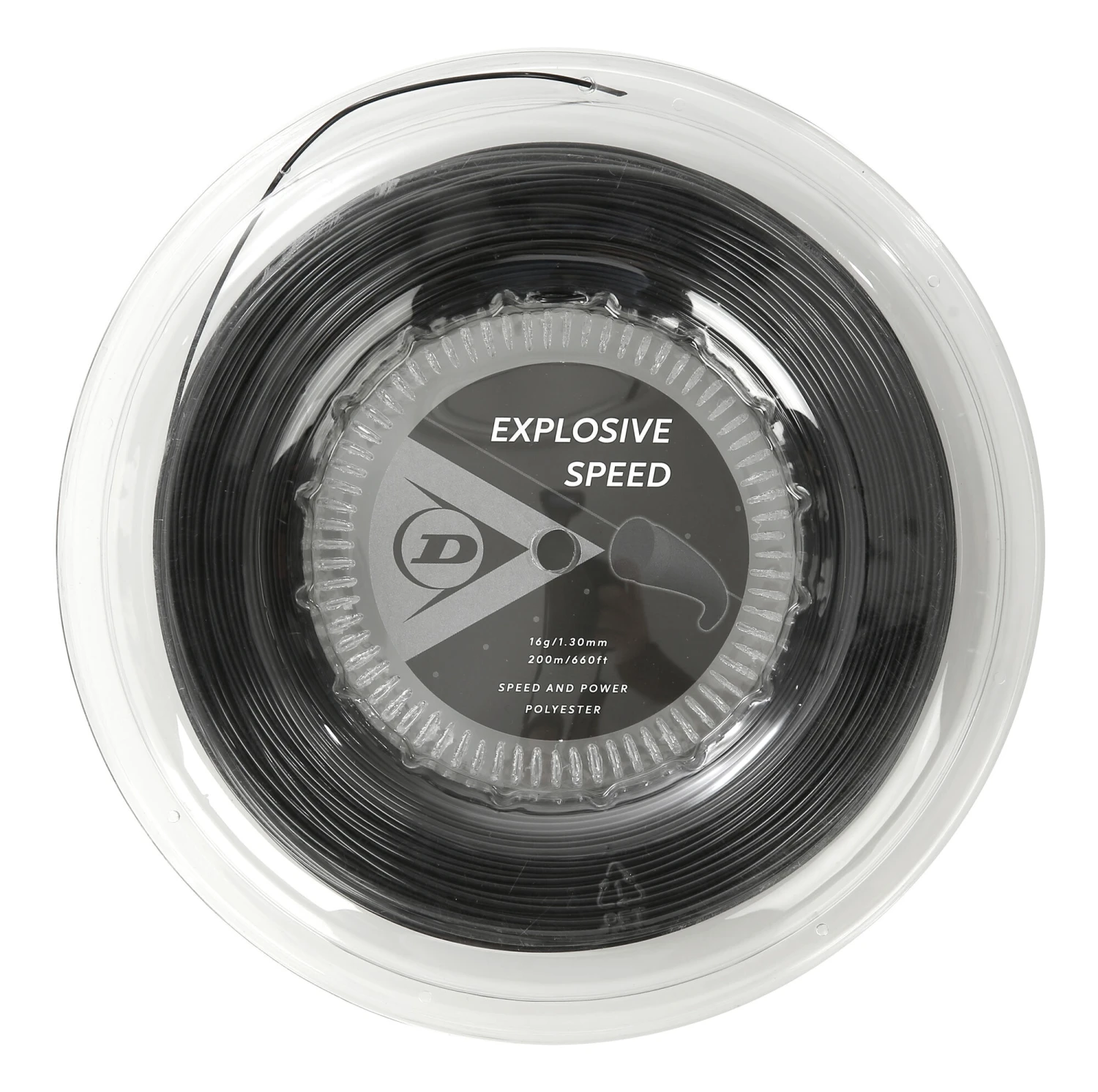 Dunlop Explosive Speed Saitenrolle 200m - Schwarz