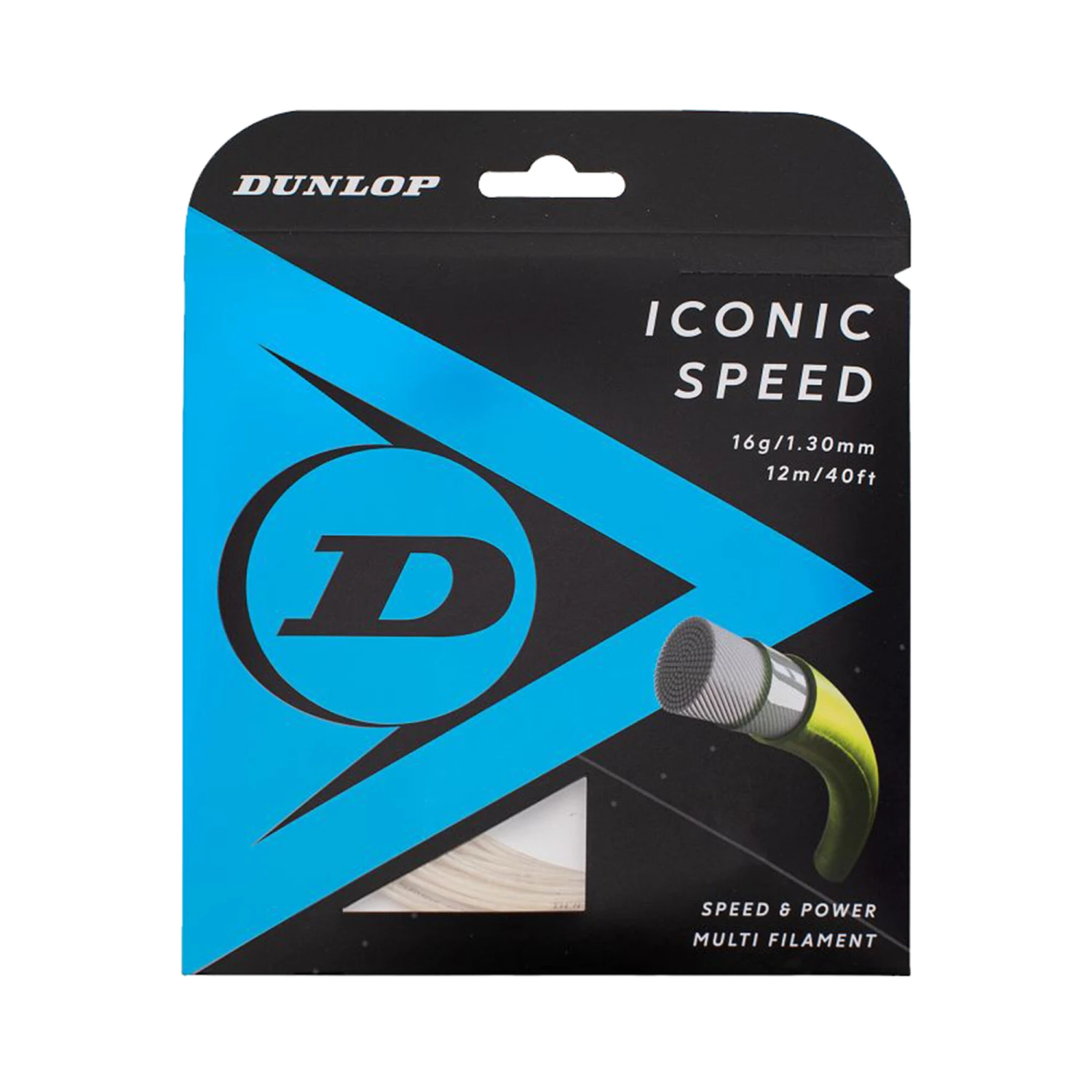 Dunlop Iconic Speed Saitenset 12m - Nude