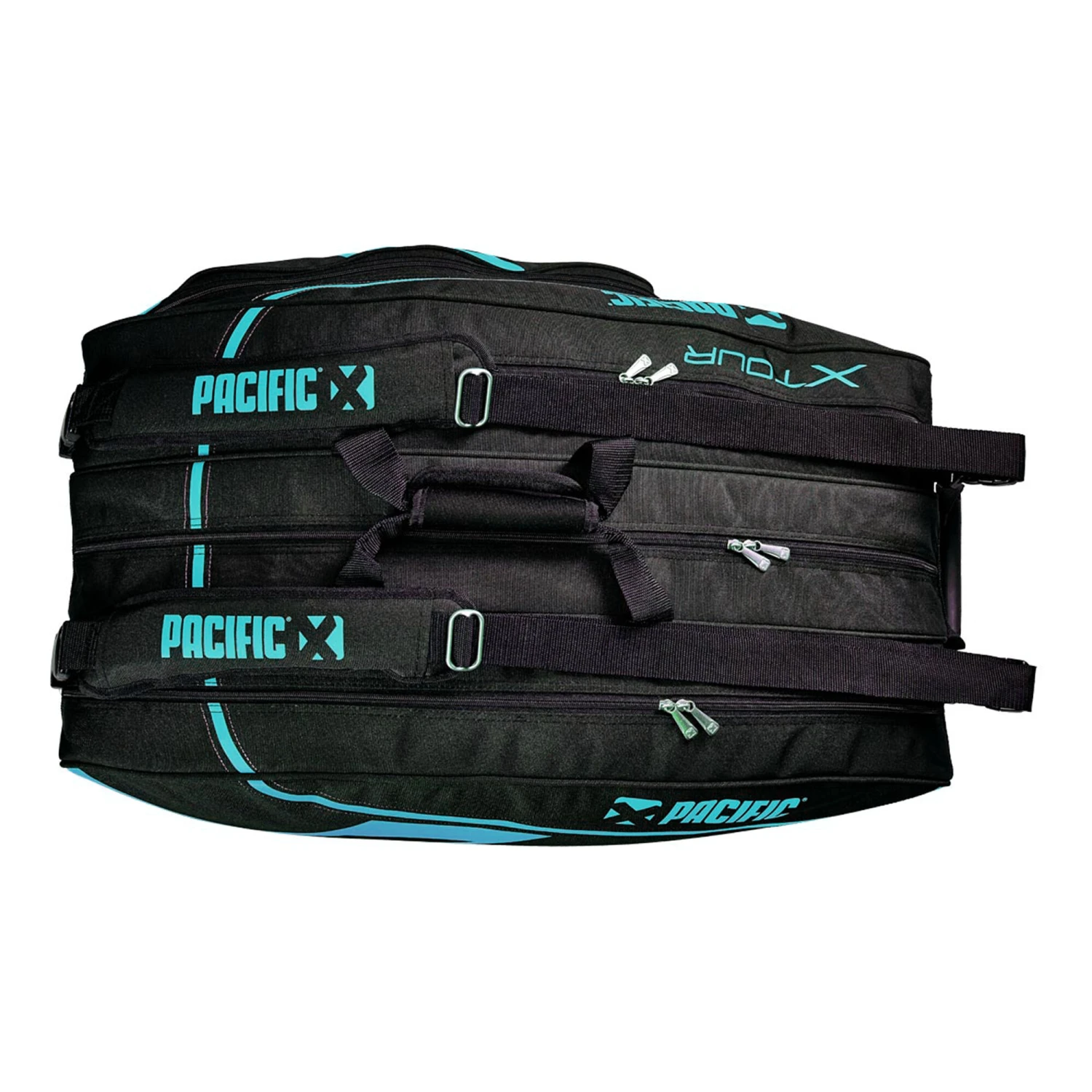 PACIFIC X Tour Racket Bag 2XL Schlägertasche - Schwarz, Petrol – Bild 2
