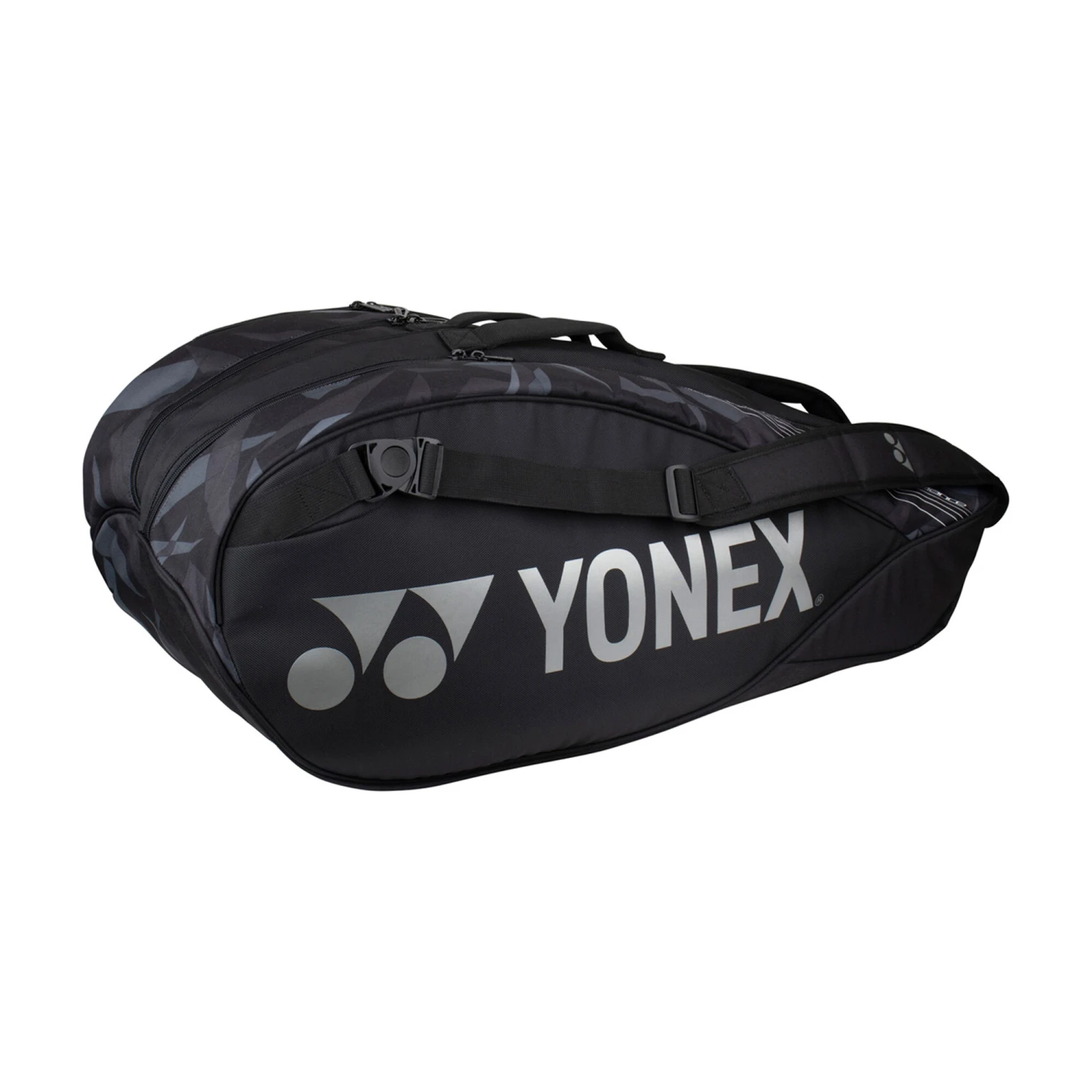 YONEX Pro Racquet Bag Schlägertasche 6er - Schwarz, Grau – Bild 2