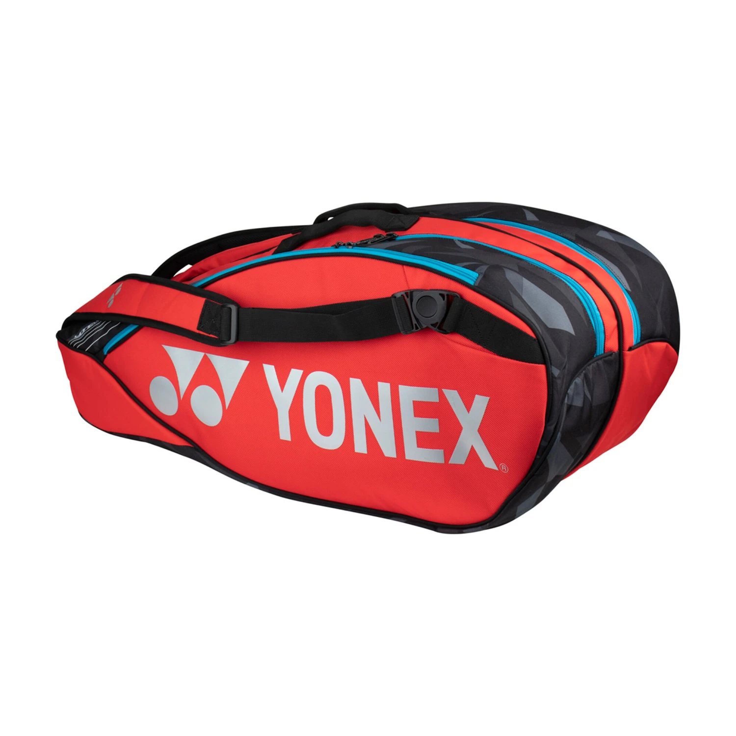 YONEX Pro Racquet Bag Schlägertasche 6er - Rot, Schwarz – Bild 2