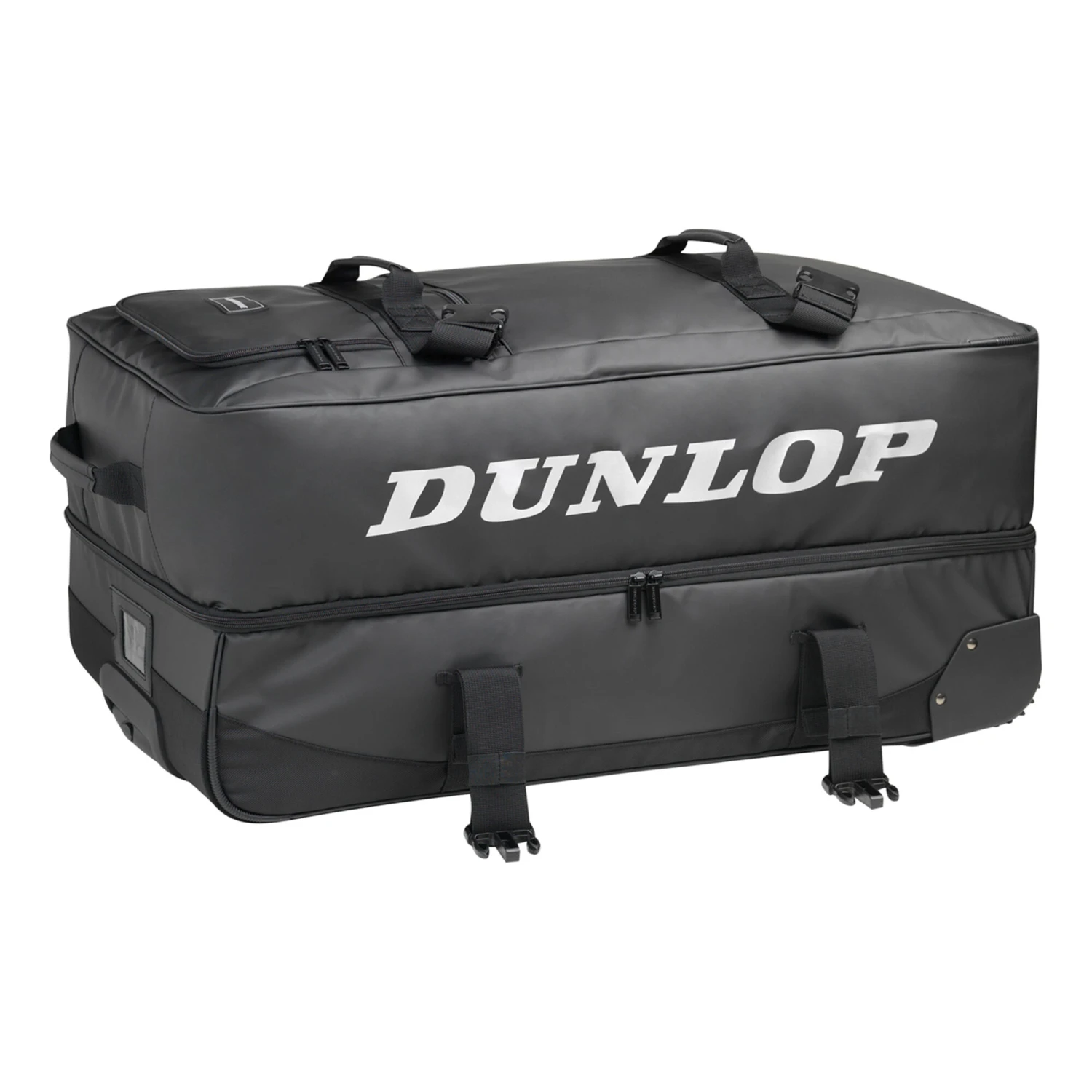 Dunlop Pro Wheelie Reisetasche - Schwarz, Weiß – Bild 3