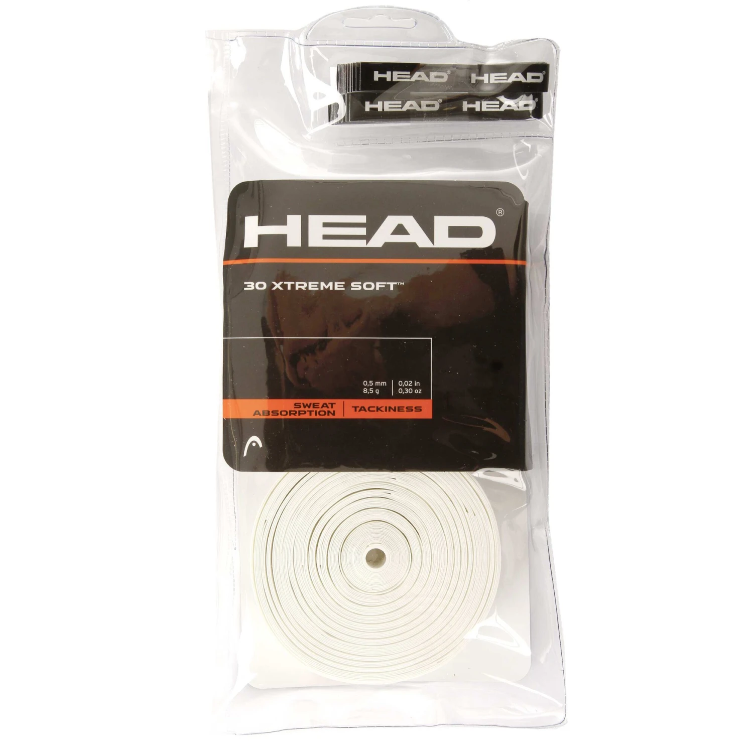 Head Xtreme Soft 30er Pack - Weiß