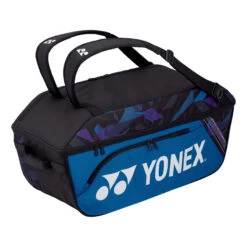 YONEX Pro Wide Open Racquet Bag Schlägertasche - Blau, Schwarz