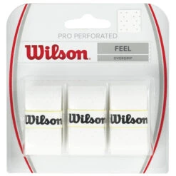 Wilson Pro Overgrip Perforated 3er Pack - Weiß