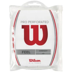 Wilson Pro Overgrip Perforated 12er Pack - Weiß