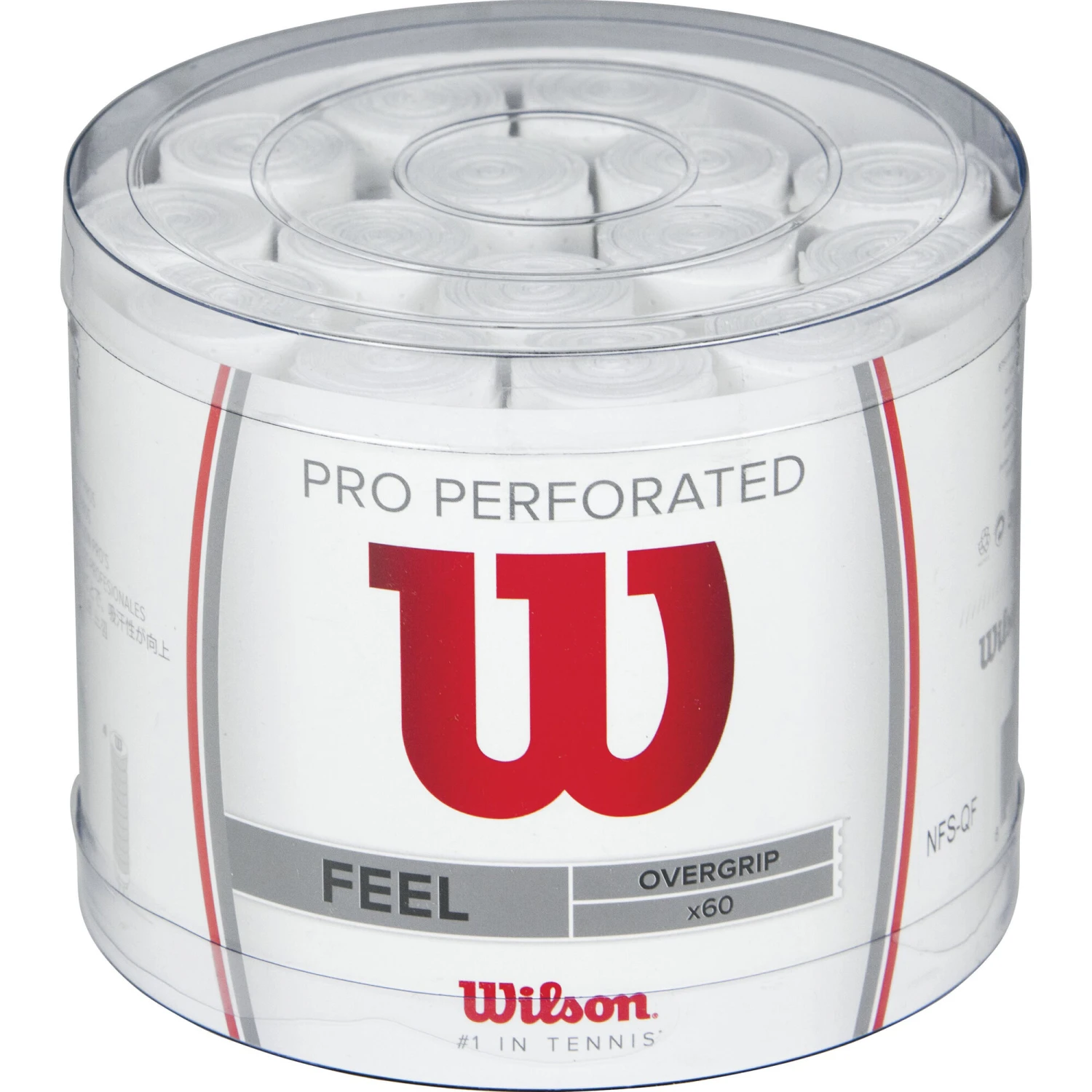 Wilson Pro Overgrip Perforated 60er Pack - Weiß