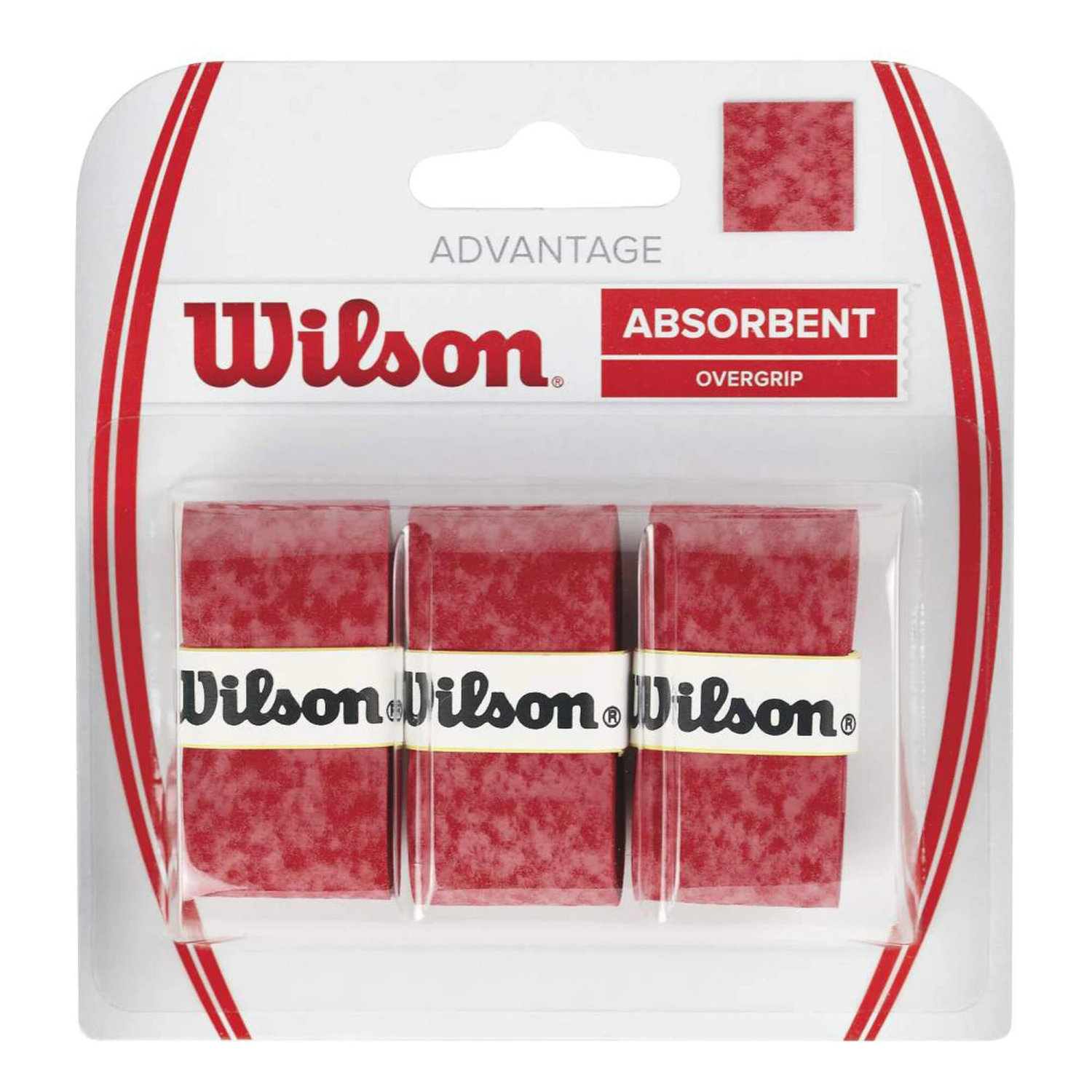 Wilson Advantage Overgrip 3er Pack - Rot â Bild 2