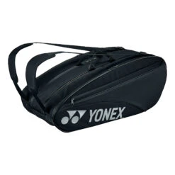 YONEX Team Racquet Bag Schlägertasche 10er - Schwarz, Weiß