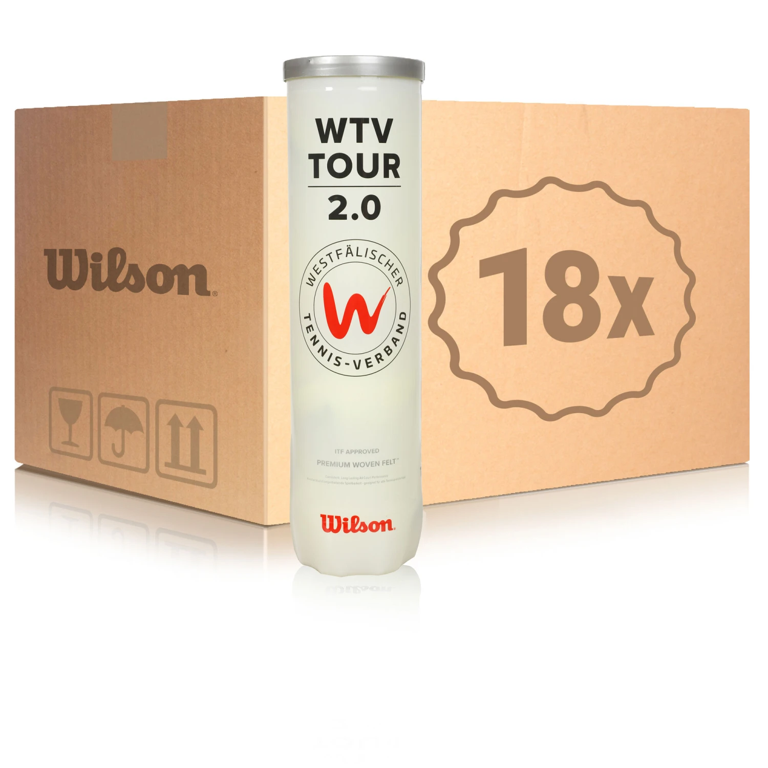 Wilson WTV TOUR 2.0 18x 4er Dose