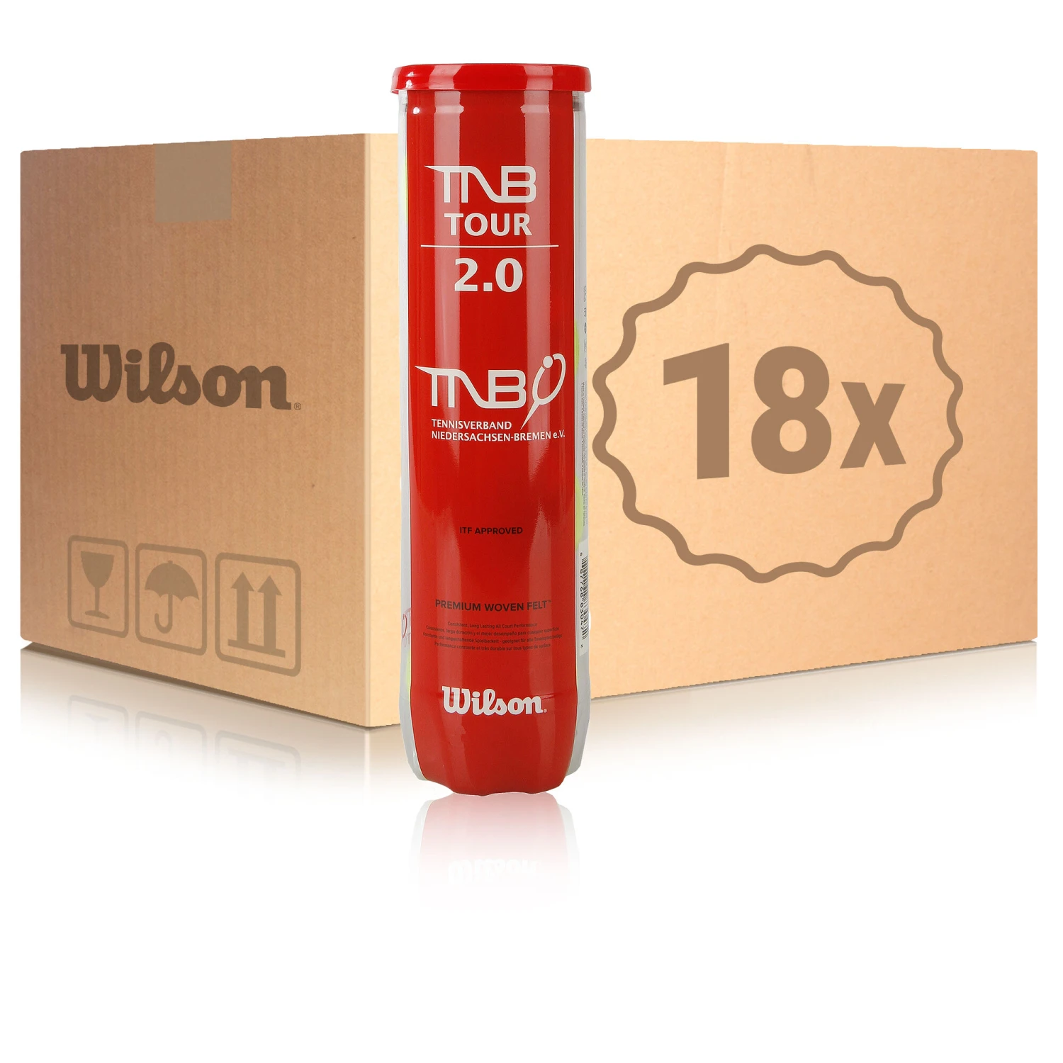 Wilson TNB Tour 2.0 18x 4er Dose