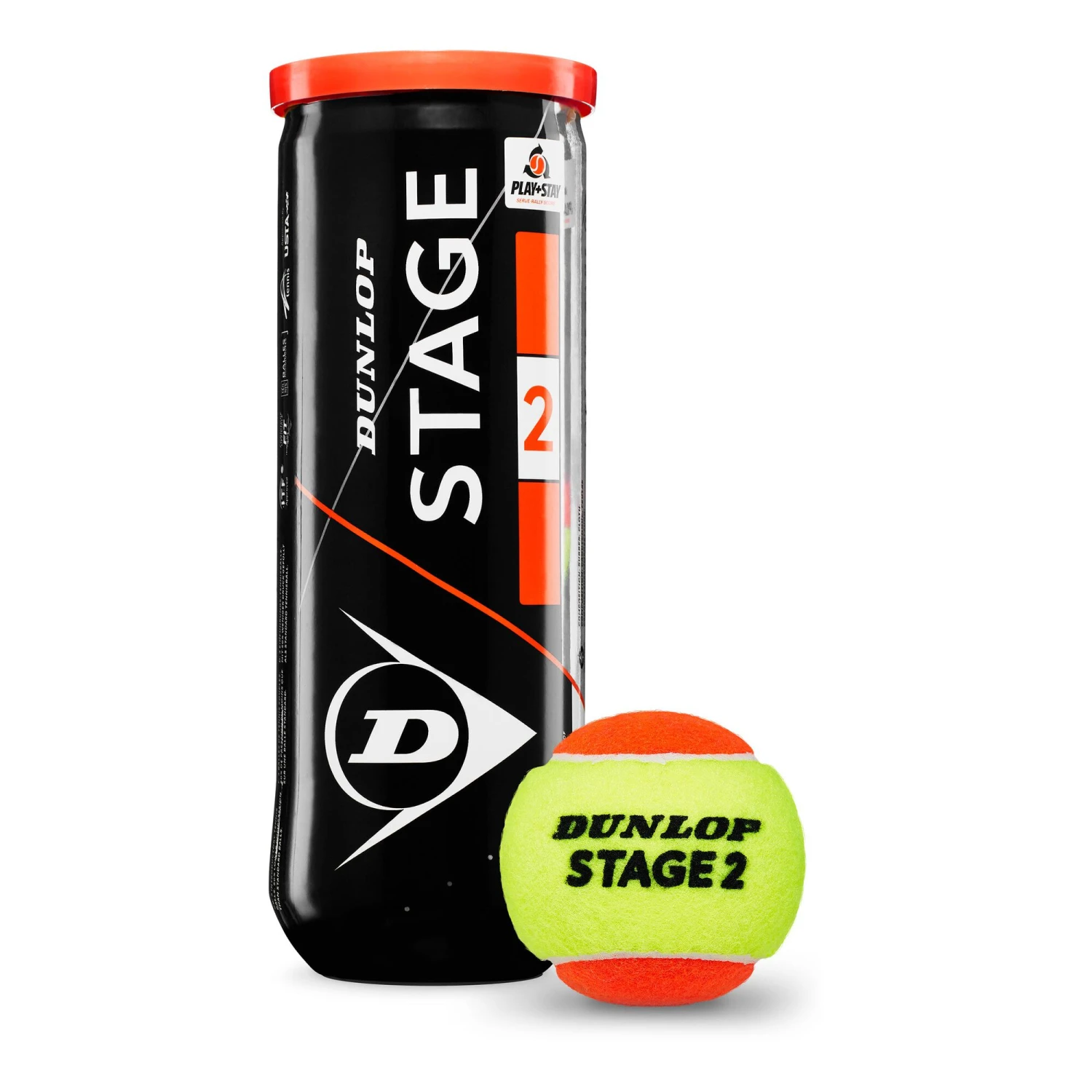 Dunlop Mini Tennis (Stage 2) 3er Dose – Bild 2