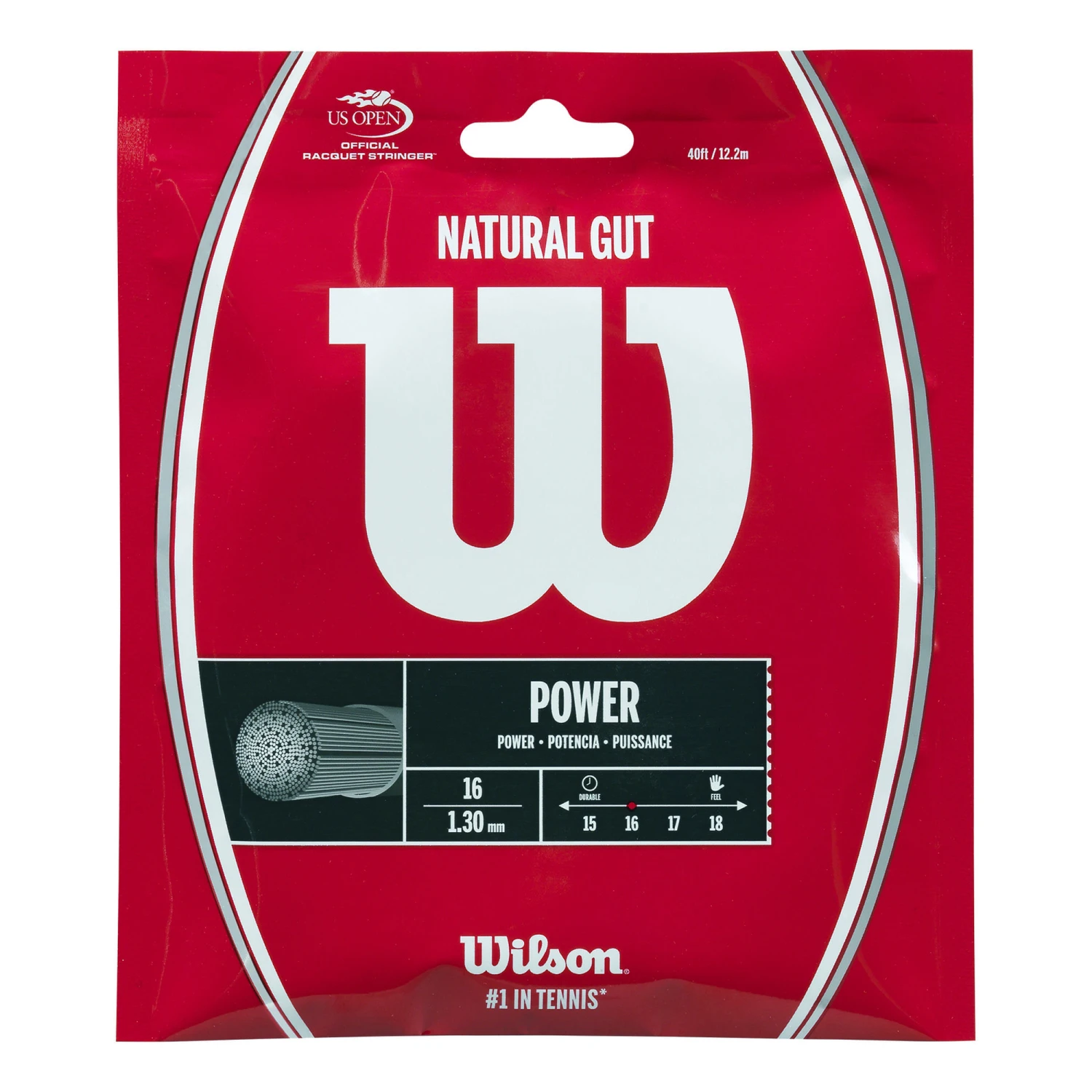 Wilson Natural Gut Saitenset 12,2m - Nude – Bild 3