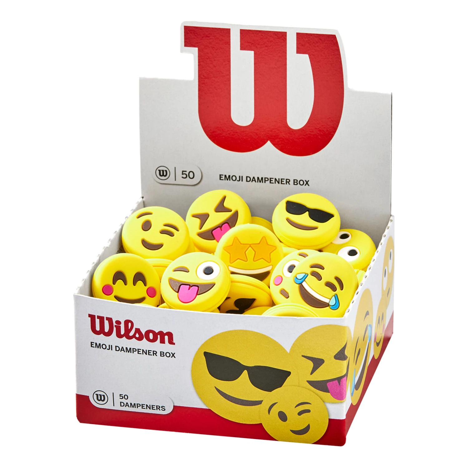 Wilson Emoji Dämpfer 50er Box - Mehrfarbig – Bild 2