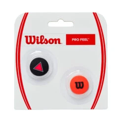 Wilson Pro Feel Clash DĂ€mpfer 2er Pack - Schwarz, Rot