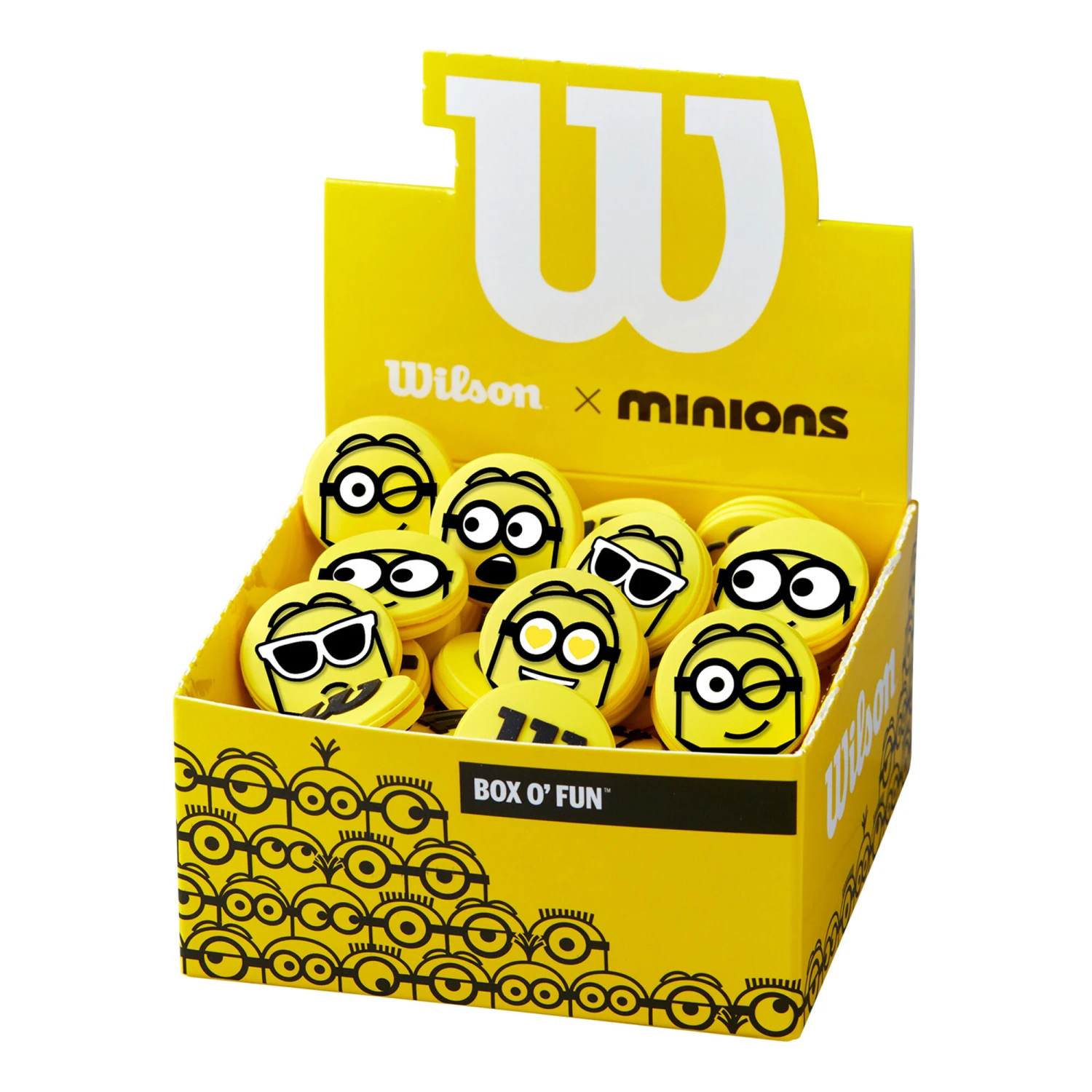 Wilson Minions Vibrations Dämpfer 50er Box - Hellblau, Gelb – Bild 4