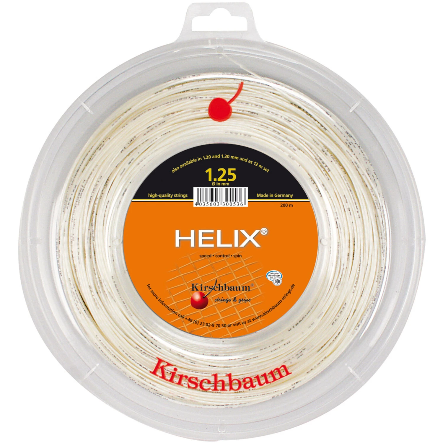 Helix Saitenrolle 200m - Weiß – Bild 2