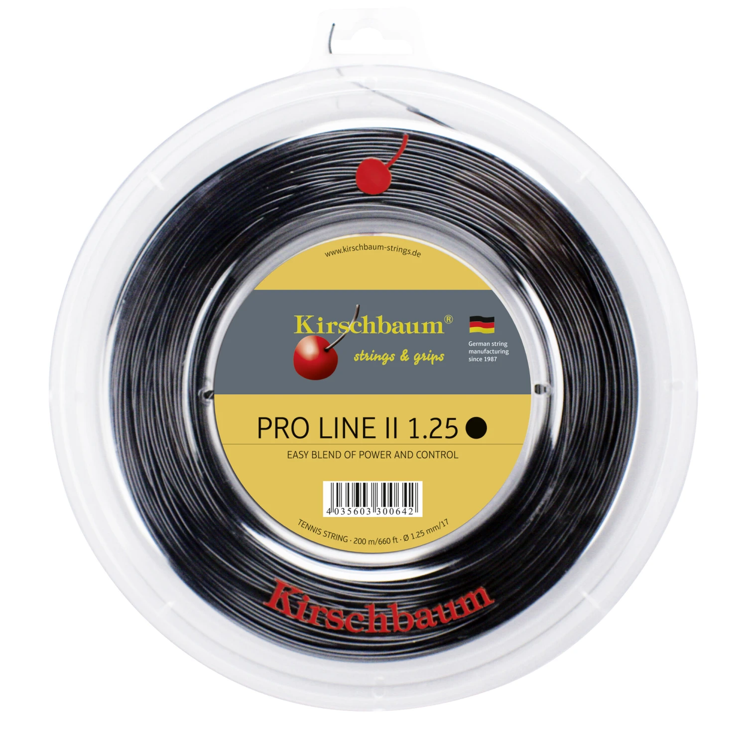 Pro Line II Saitenrolle 200m - Schwarz