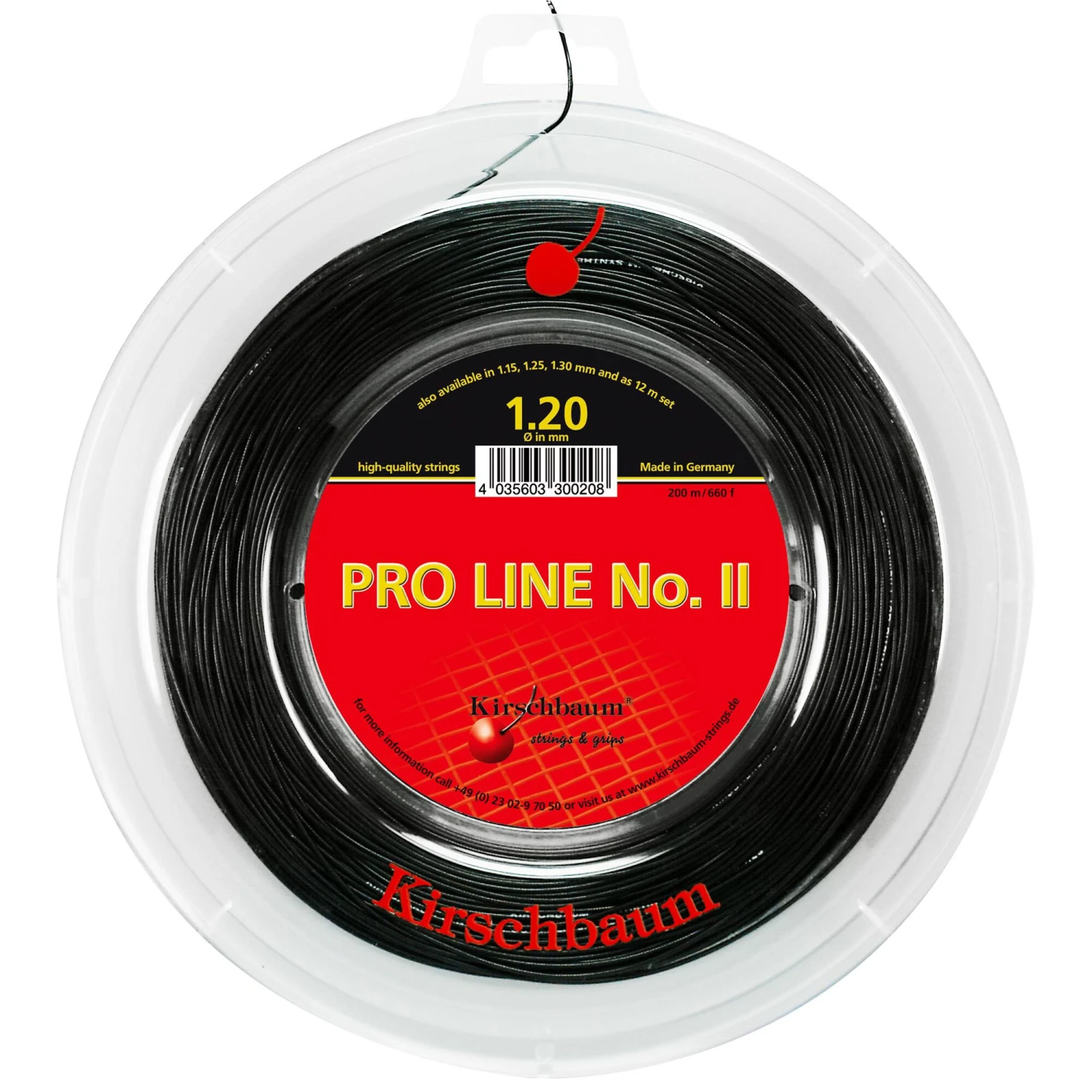 Pro Line II Saitenrolle 200m - Schwarz – Bild 2