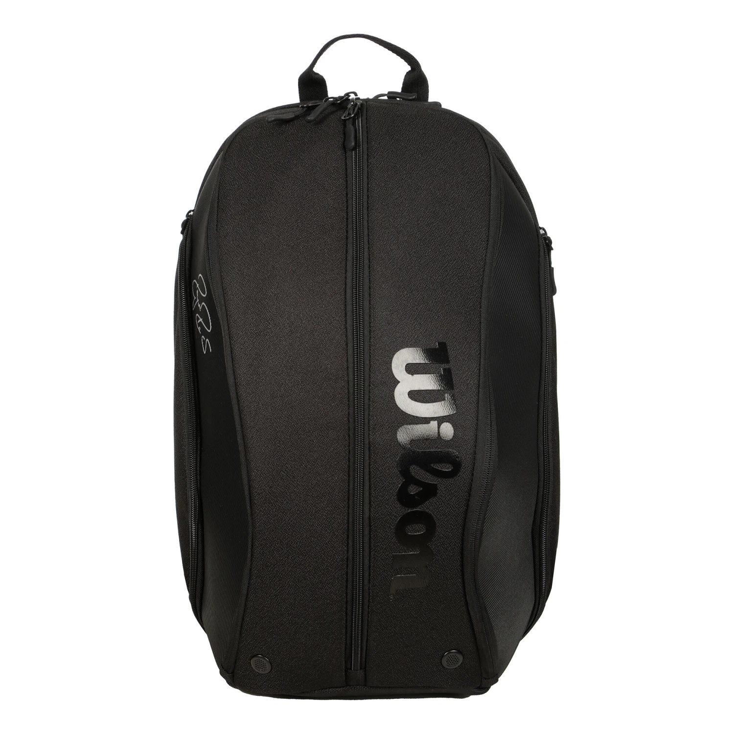Wilson Federer DNA Rucksack - Schwarz, Schwarz Glänzend