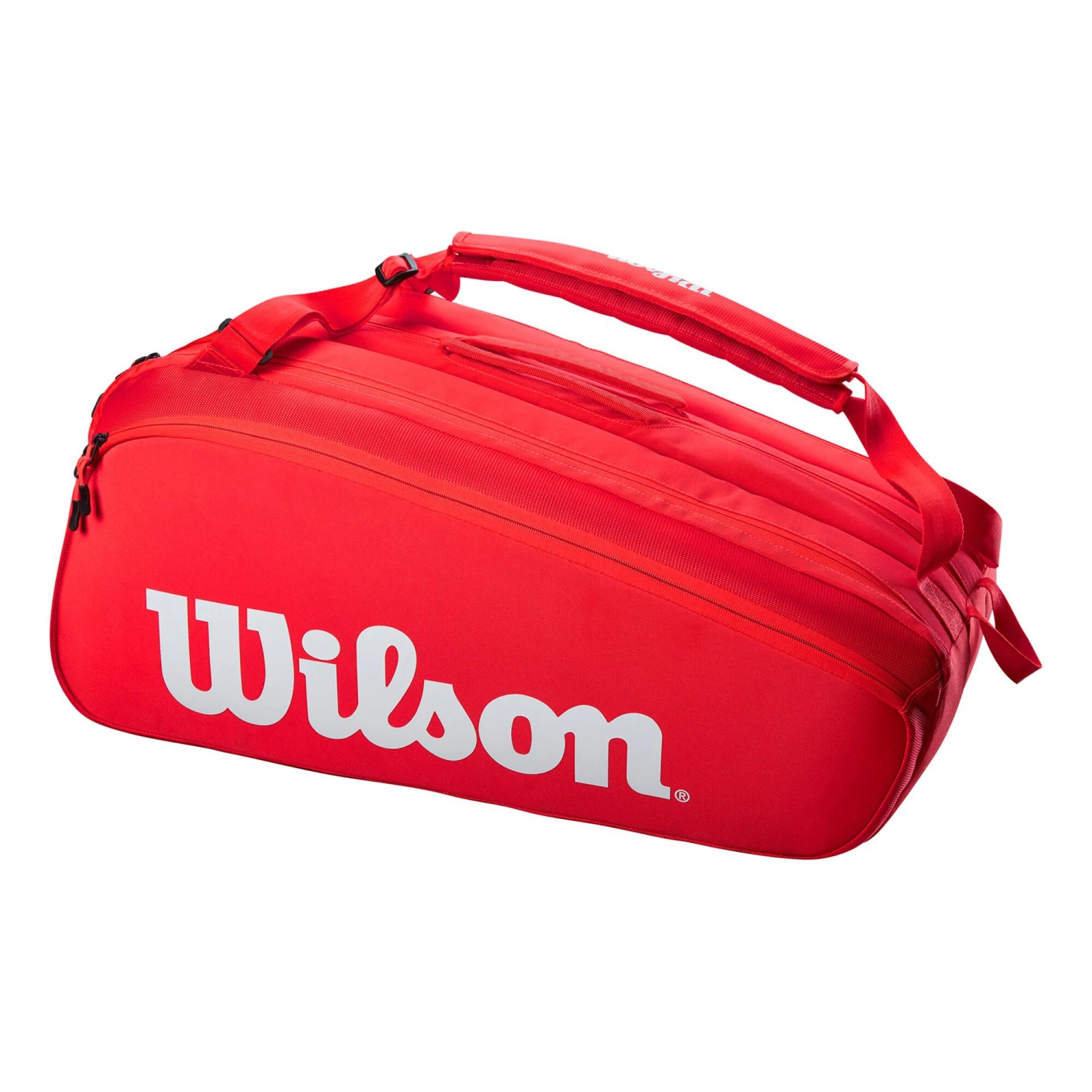 Wilson Super Tour Schlägertasche 15er - Rot, Weiß – Bild 4