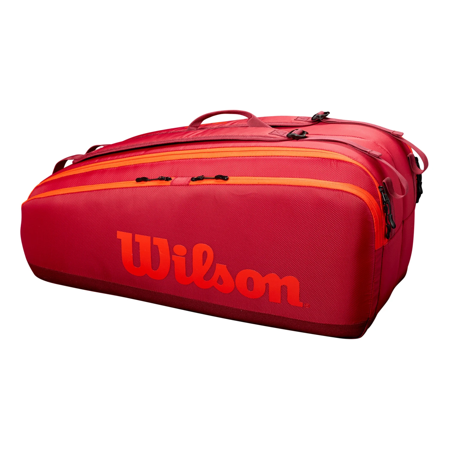 Wilson Tour Schlägertasche 12er - Dunkelrot, Orange – Bild 10