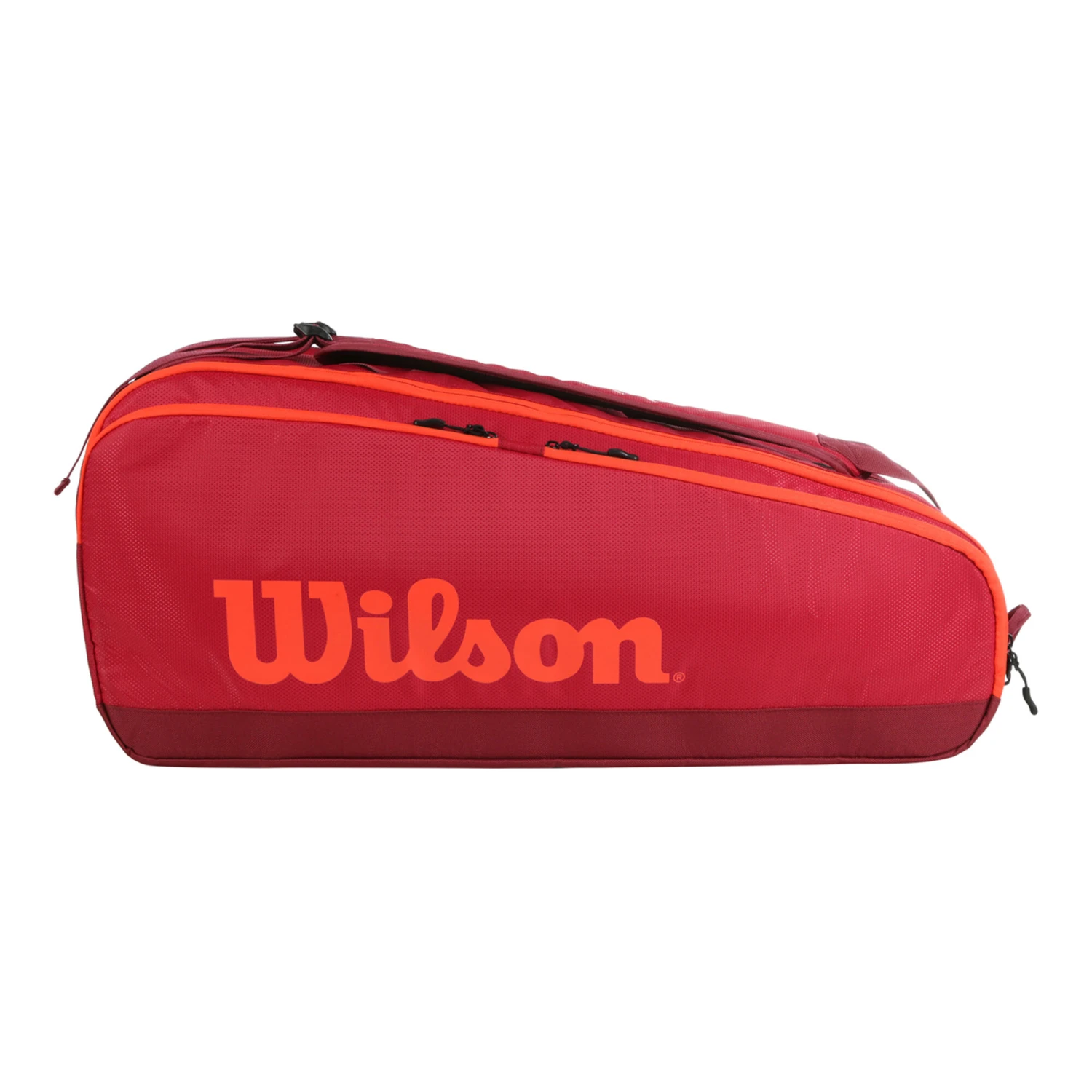 Wilson Tour Schlägertasche 12er - Dunkelrot, Orange – Bild 9