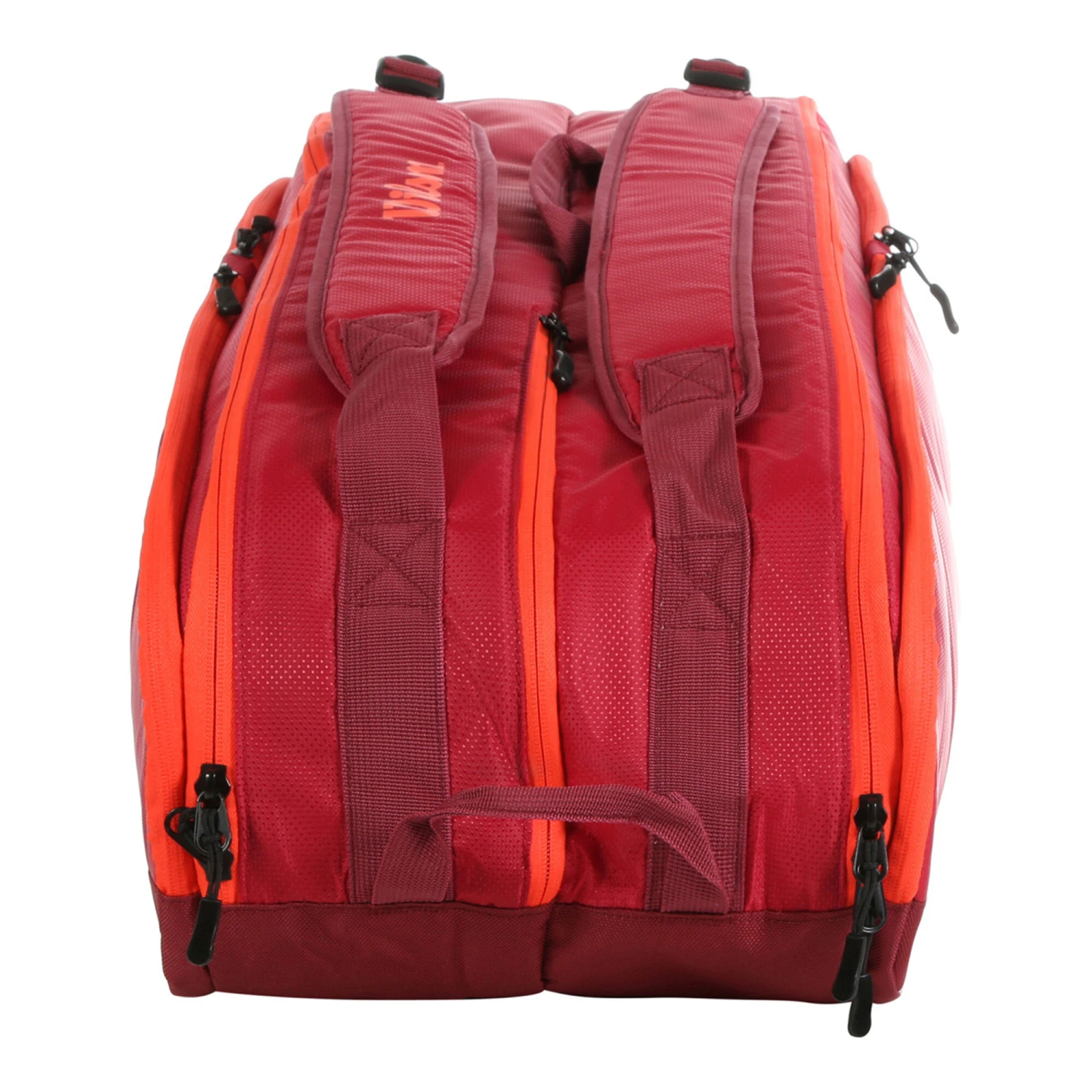 Wilson Tour Schlägertasche 12er - Dunkelrot, Orange – Bild 13