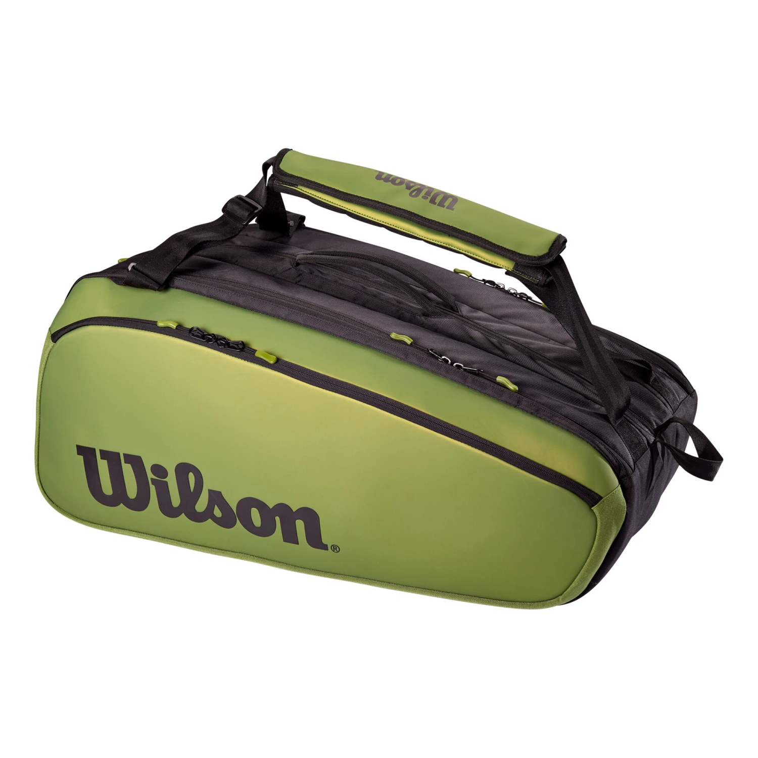Wilson Blade Super Tour Schlägertasche 15er - Schwarz, Grün – Bild 3
