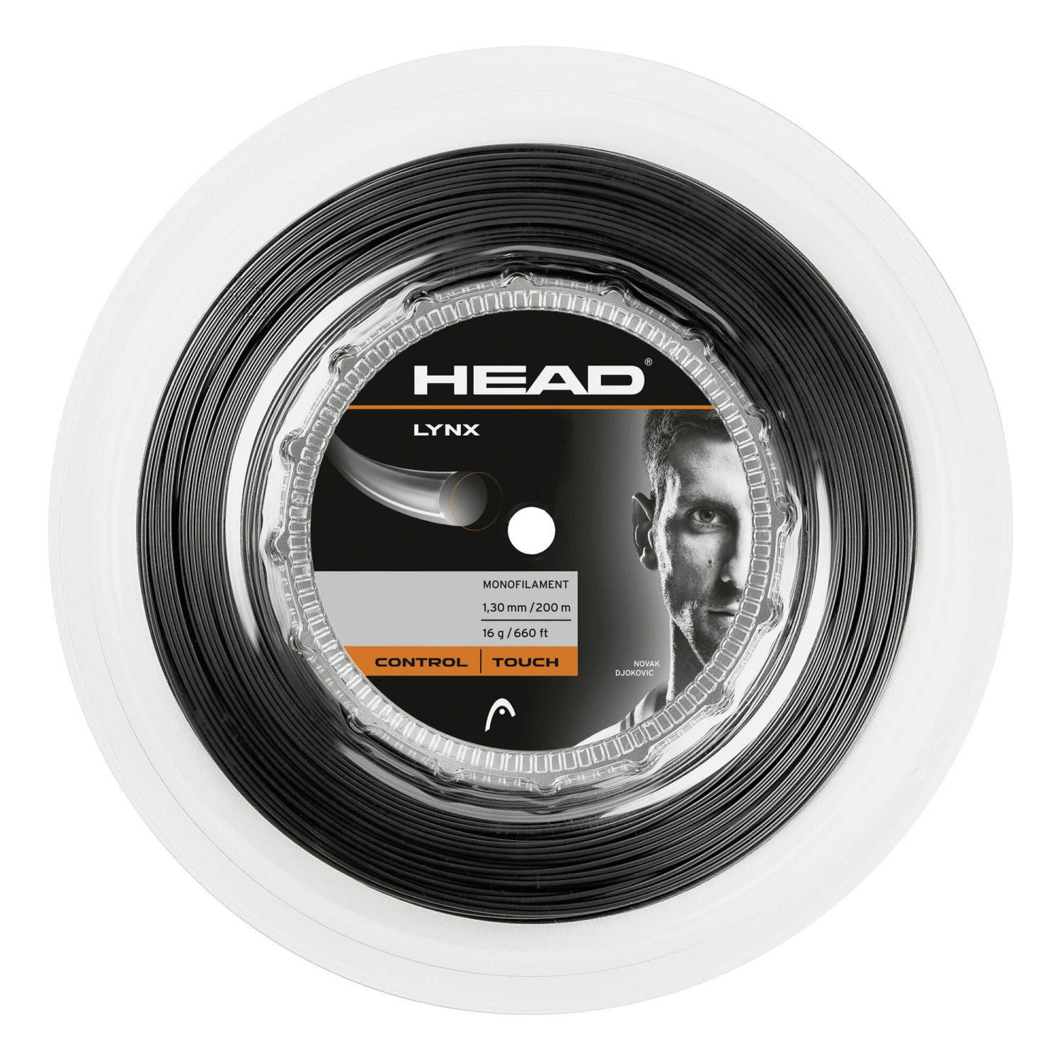 Head Lynx Saitenrolle 200m - Anthrazit