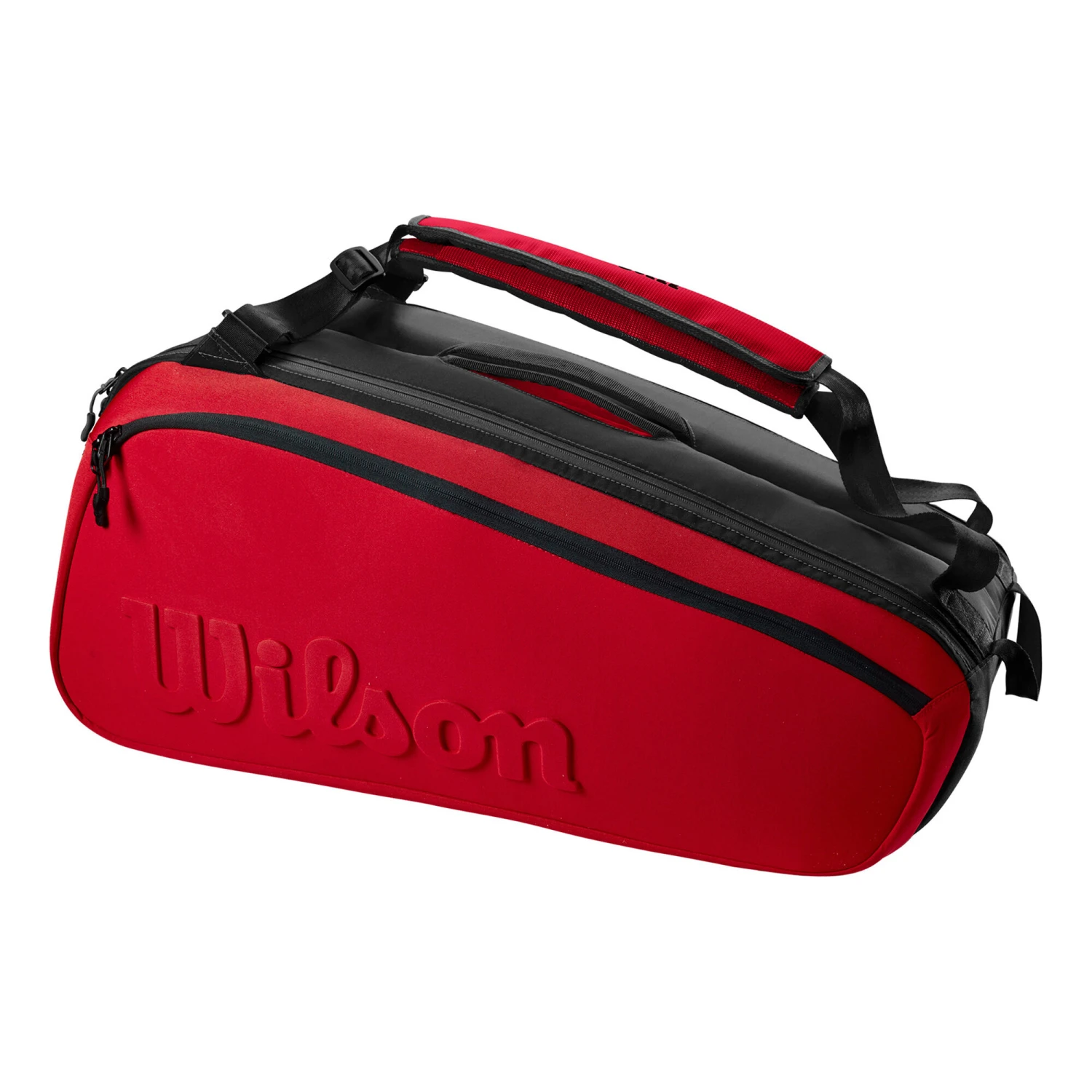 Wilson Clash Super Tour Schlägertasche 9er - Rot – Bild 6