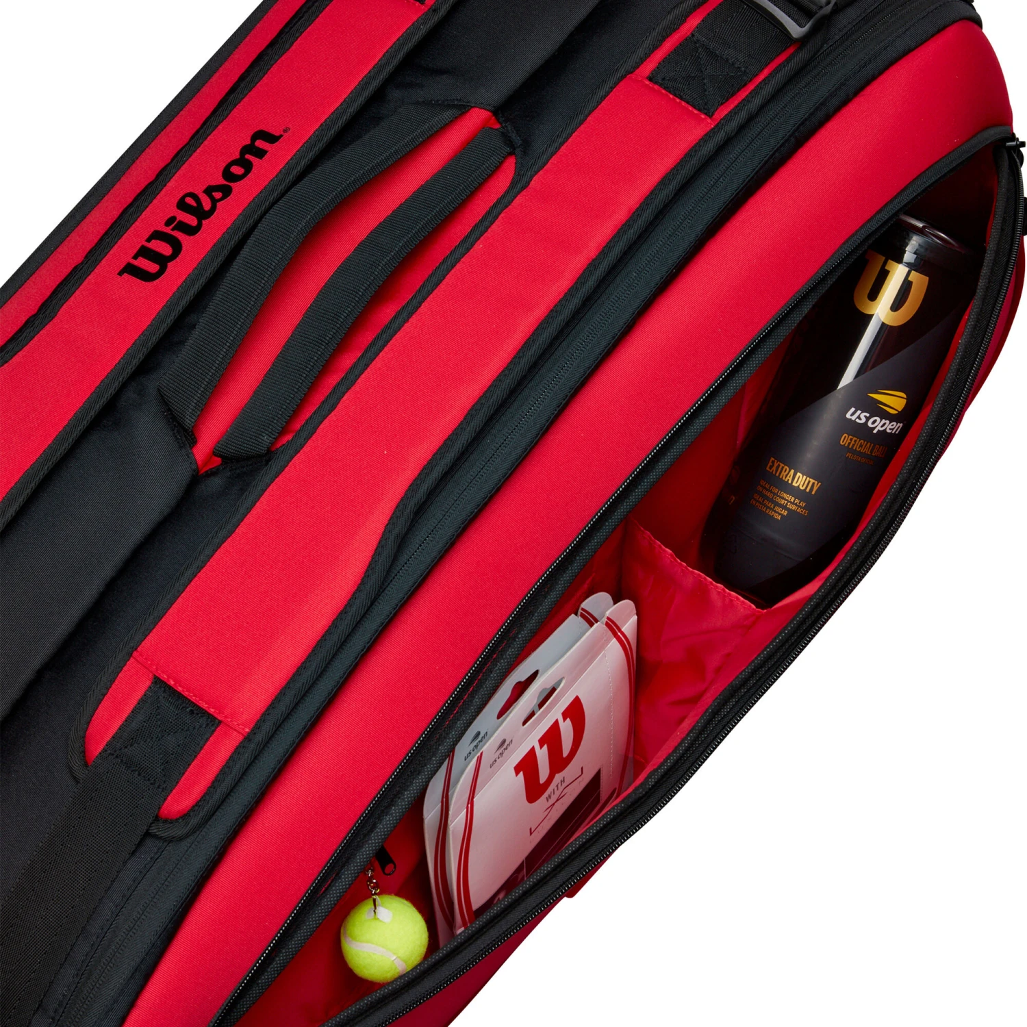Wilson Clash Super Tour Schlägertasche 9er - Rot – Bild 5