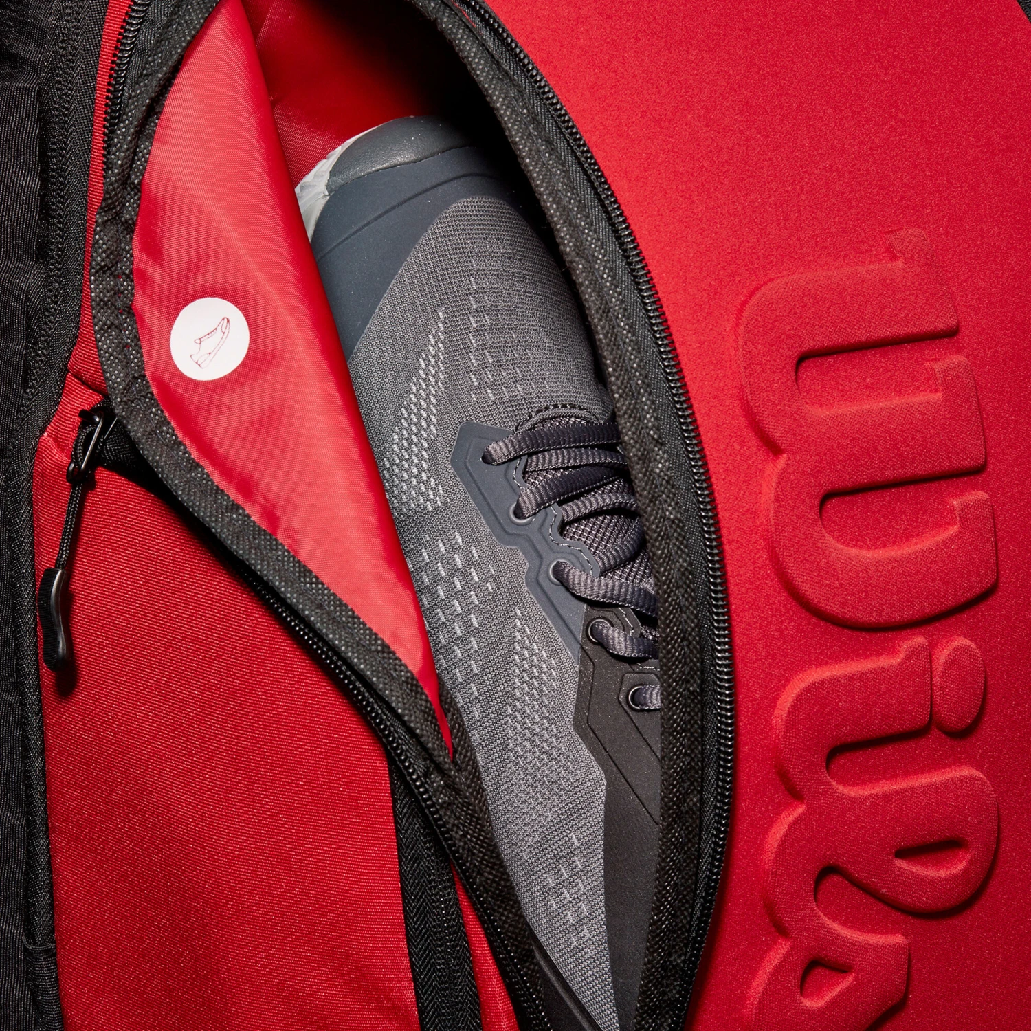 Wilson Clash Super Tour Rucksack - Rot â Bild 10