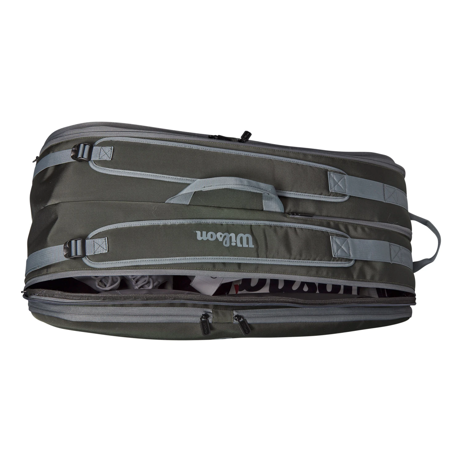 Wilson Tour Schlägertasche 12er - Dunkelgrün