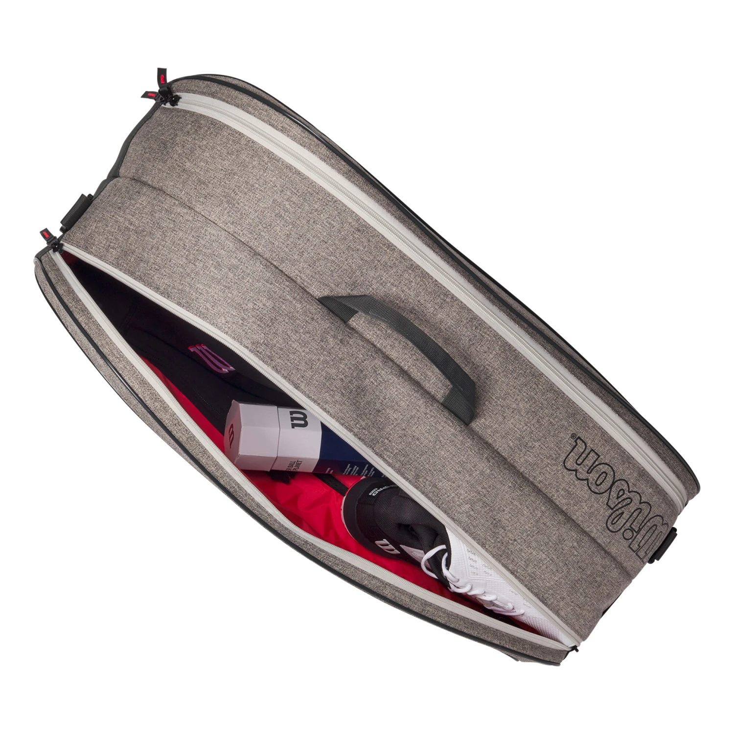 Wilson Team Schlägertasche 6er - Grau – Bild 2