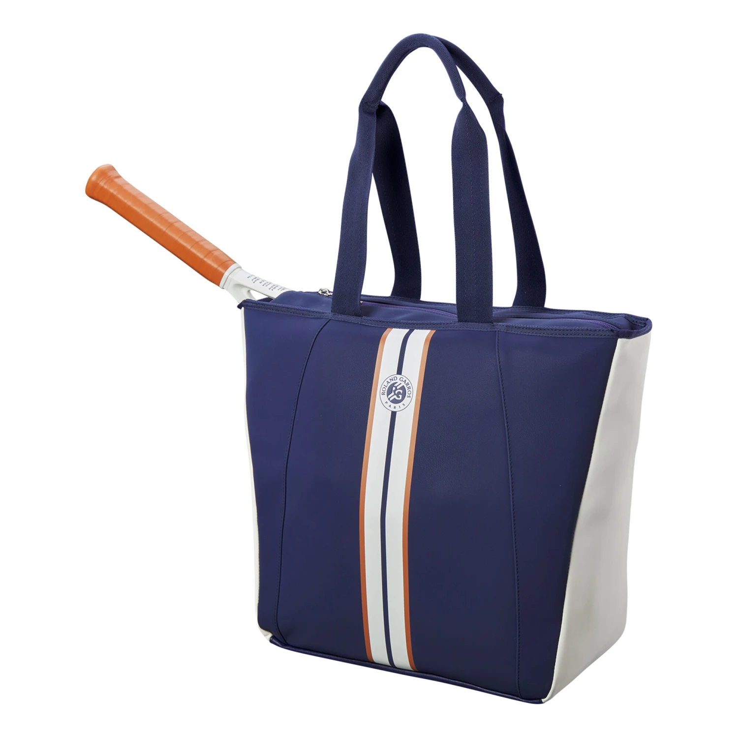 Wilson Roland Garros Premium Tote Sporttasche - Dunkelblau, Creme â Bild 2