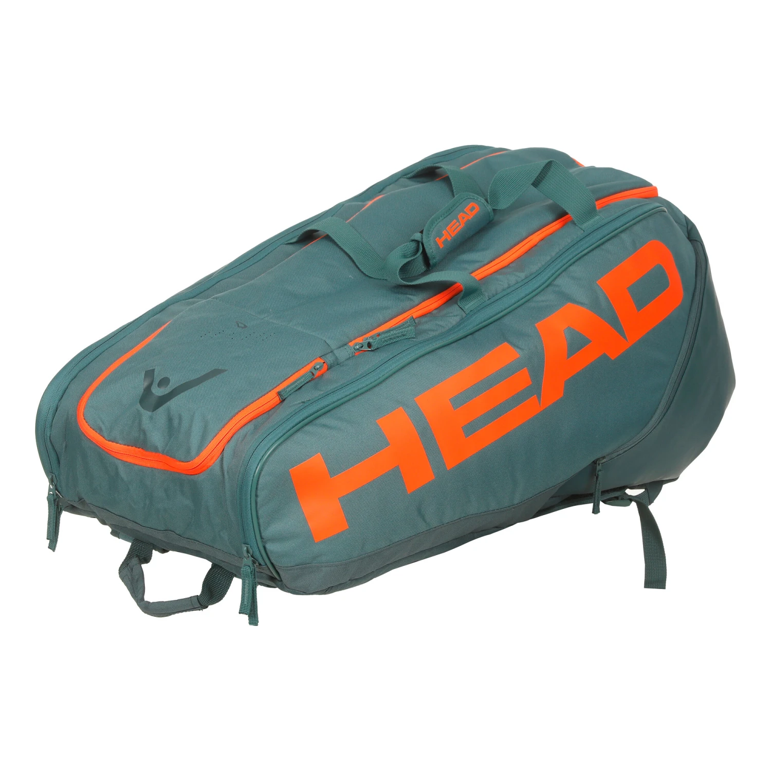 Head Pro Racquet Bag XL Schlägertasche - Grün, Orange – Bild 2