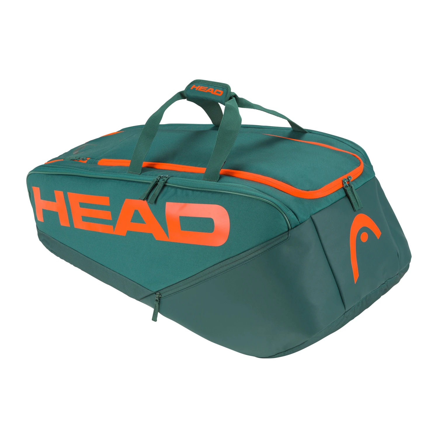 Head Pro Racquet Bag XL Schlägertasche - Grün, Orange